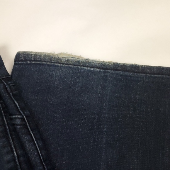 NYDJ Jeans Womens 8 Bootcut Double Button High Rise Distressed - Picture 4 of 6